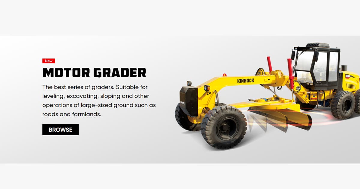 New Motor Grader KINHOCK