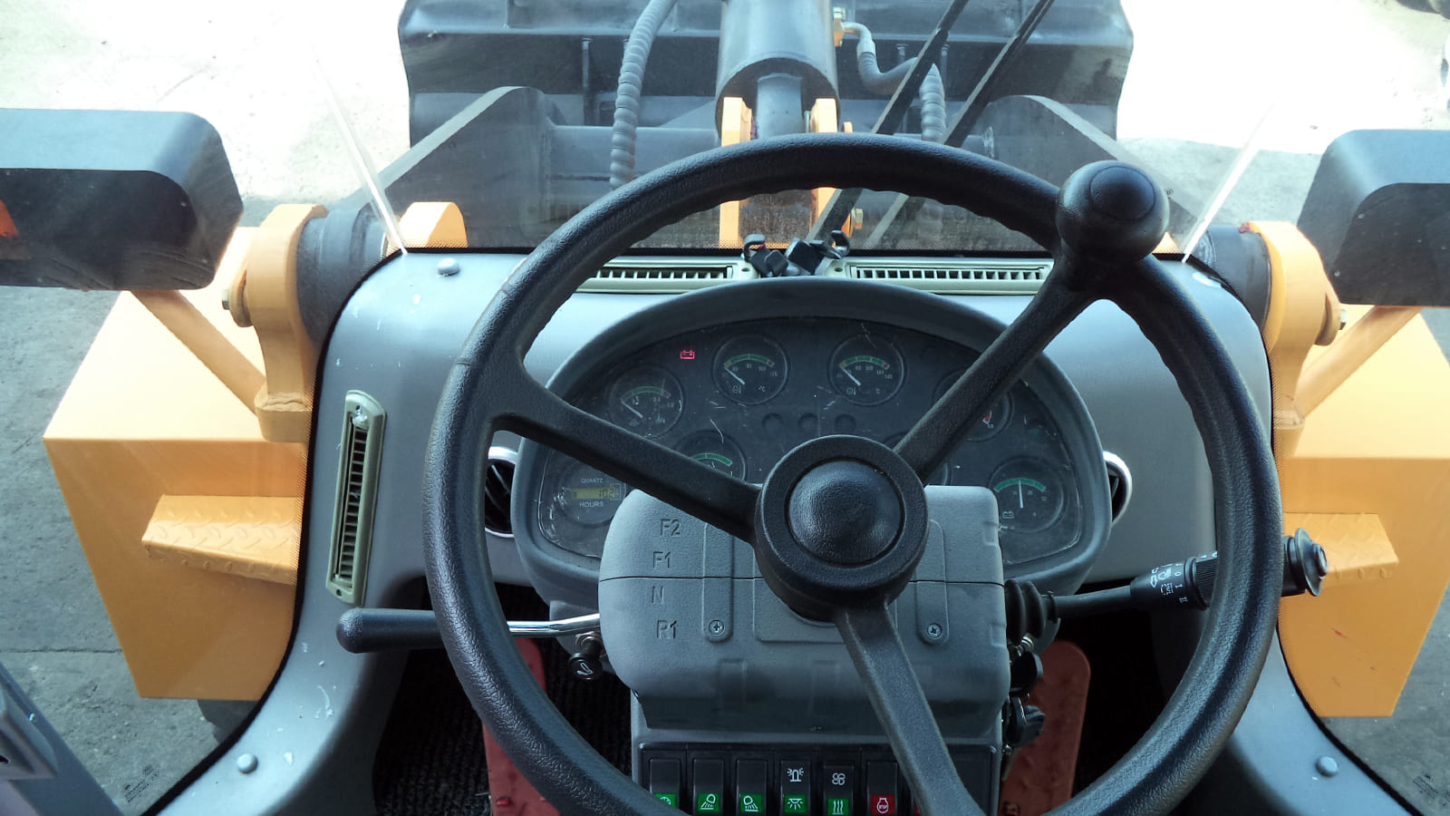 JGM738K wheel loader wider visual field