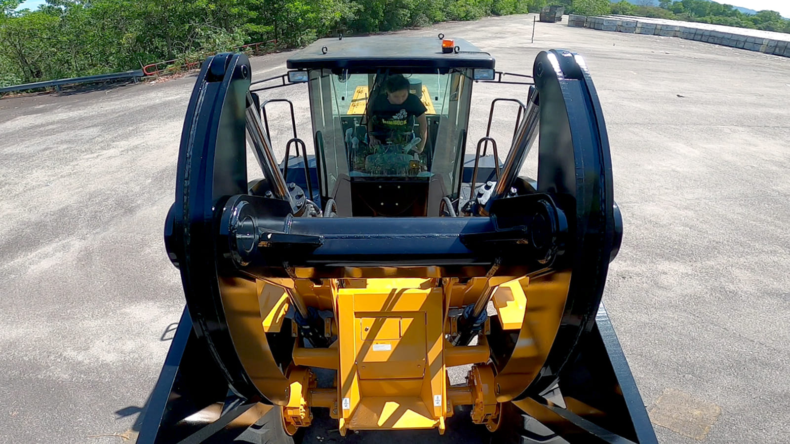 JGM757K wheel loader high strong structure system