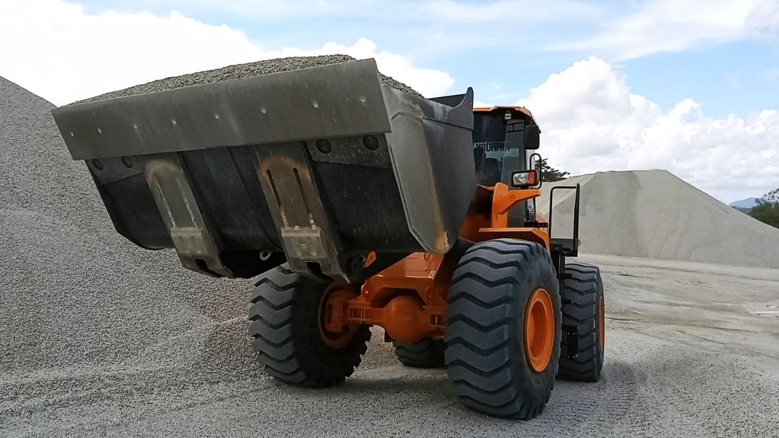 JGM767K wheel loader meritor heavy duty axles